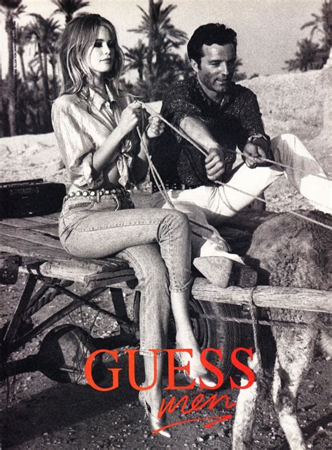 claudia schiffer guess ads
